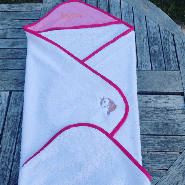 Cape de bain eponge 