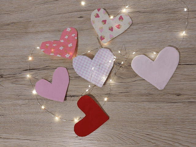 marque page coeur