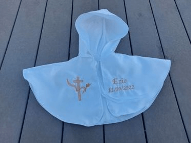 Cap de bapteme bébé