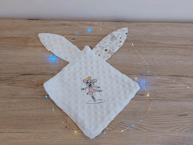 Carré Doudou lapin