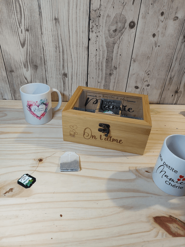 La boîte à thé personnalisée