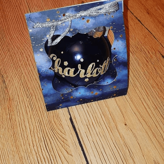Boule de Noël personnalisée