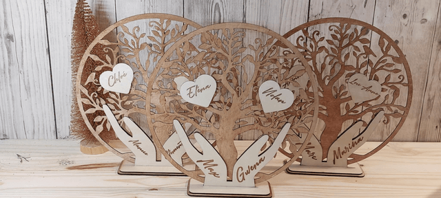 Arbre de vie en bois personnalisé