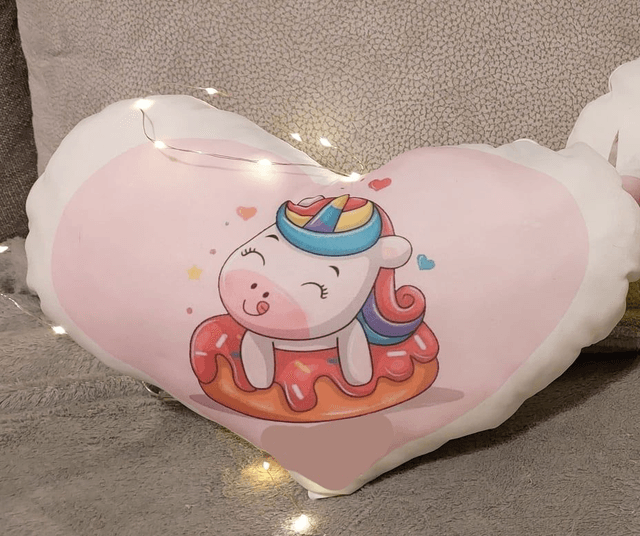 Coussin coeur sublimé