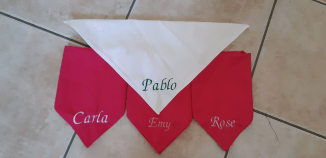 Serviette de table personnalisée