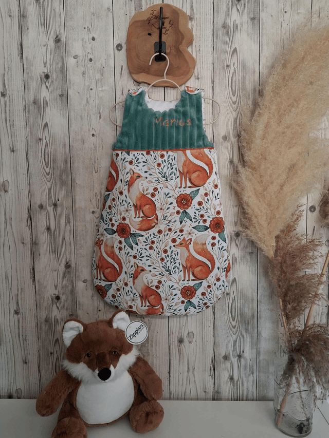 🌙 Gigoteuse d’hiver personnalisée – Naissance à 6 mois ❄️
