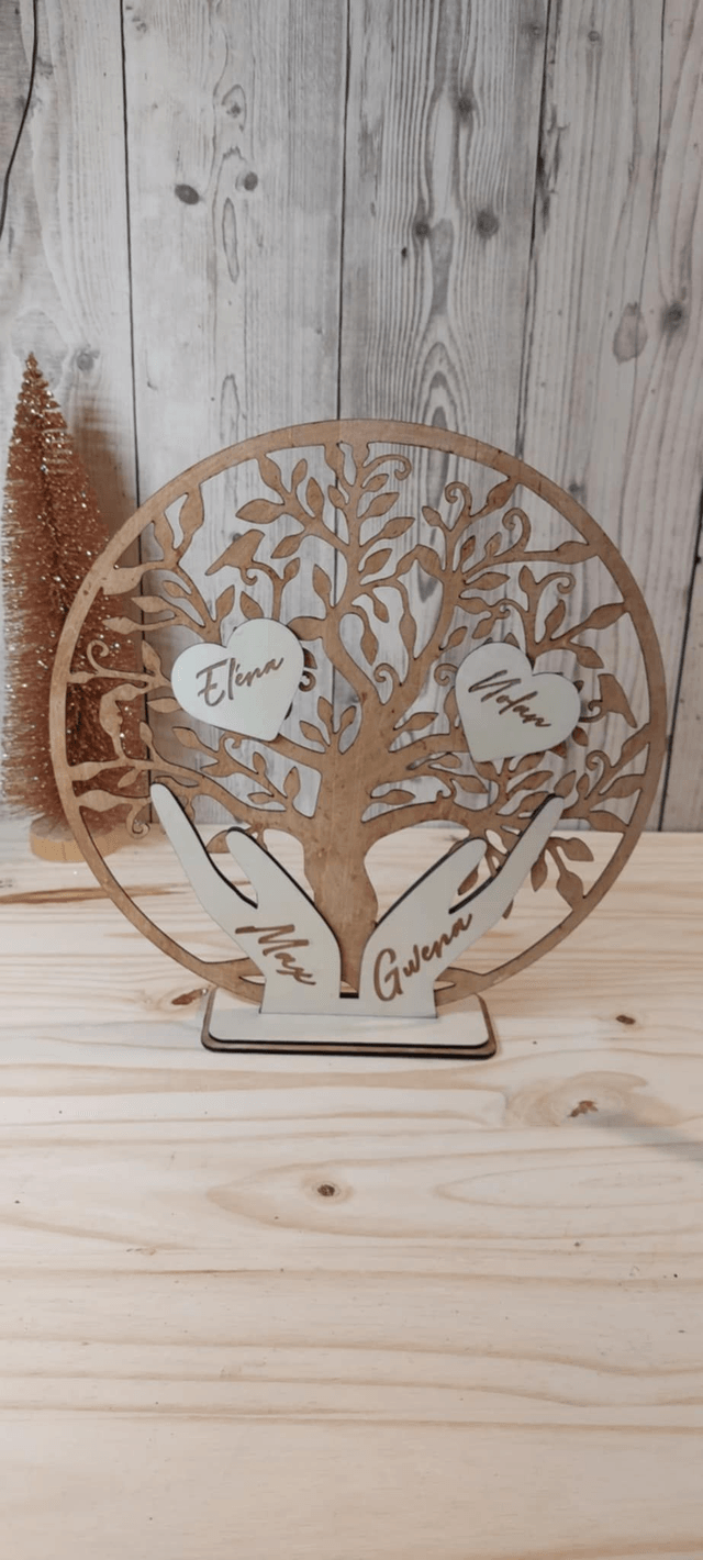 Arbre de vie en bois personnalisé