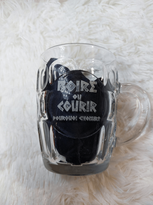Chope de bière personnalisée
