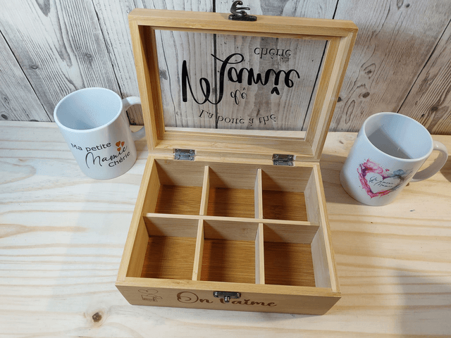 La boîte à thé personnalisée