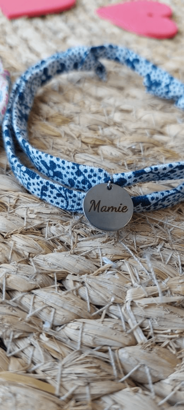 Bracelet avec médaille personnalisée