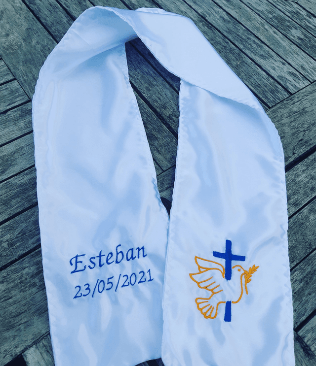 Echarpe de Bapteme 