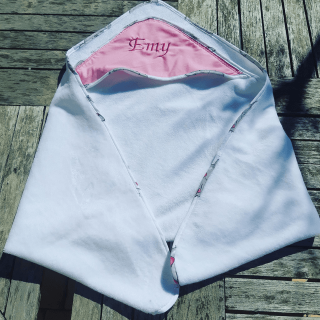 Cape de bain bambou